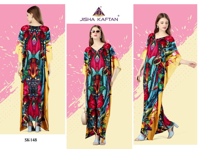 Jelite Silk Kaftan Vol 7 Fancy Printed Kaftan Catalog
